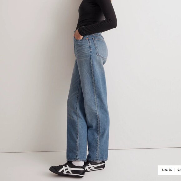 Madewell Baggy Straight Jeans - Picture 3 of 10